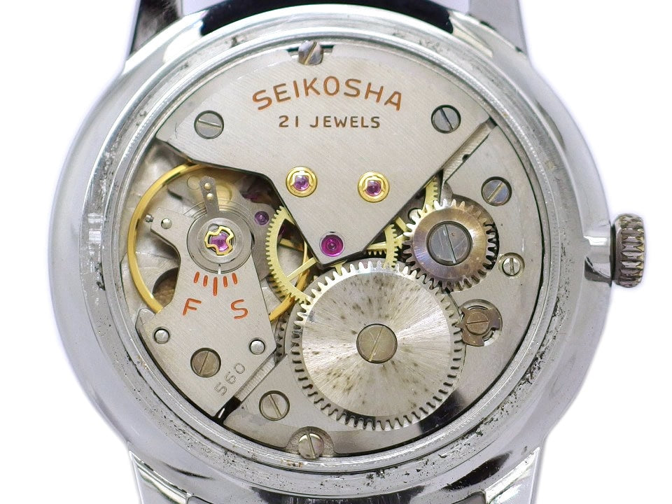セイコー クラウン 16002 SS Cal.560 21石 手巻 OH済 昭和39年製 Seiko