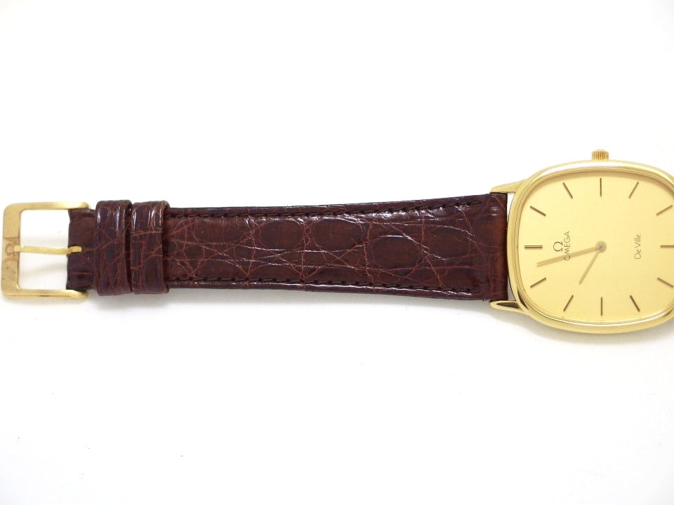 オメガ デヴィル Ref.191.0220 MD191.220 メンズ GF/SS Cal.1434 クオーツ 1985年製 USED Omega
