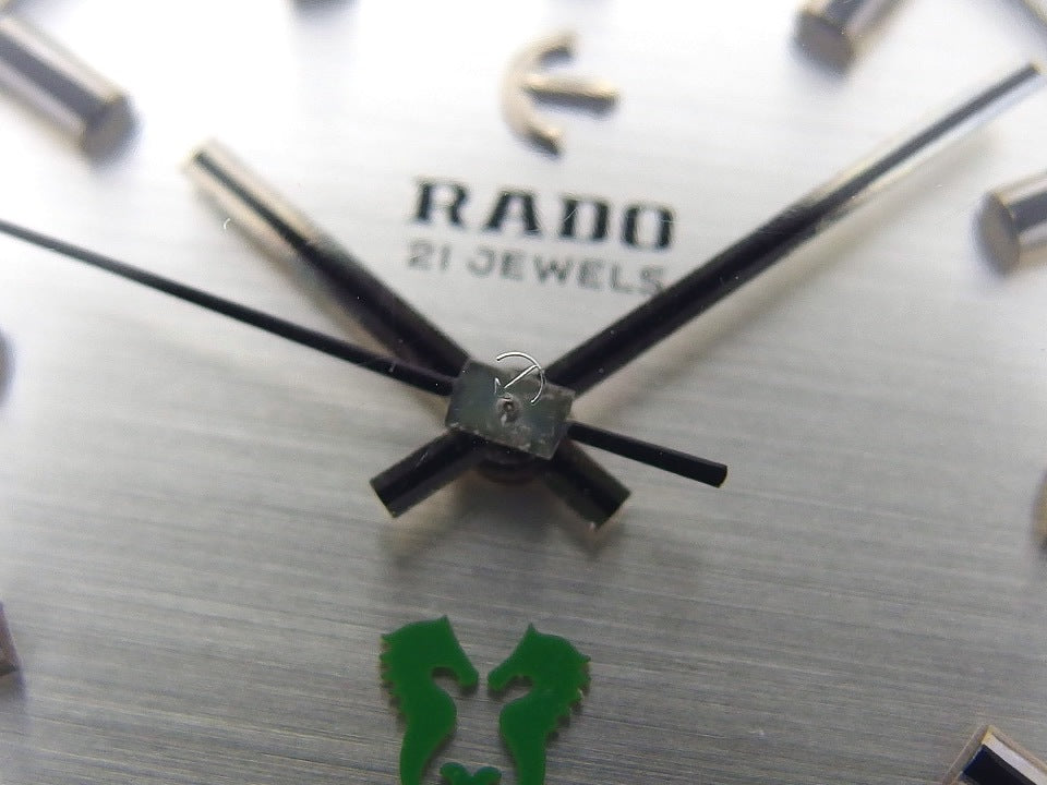 ラドー グリーンホース Ref.11536/1 ノンデイト 金色ムーブメント 21石 手巻 OH済 1970年代 Rado