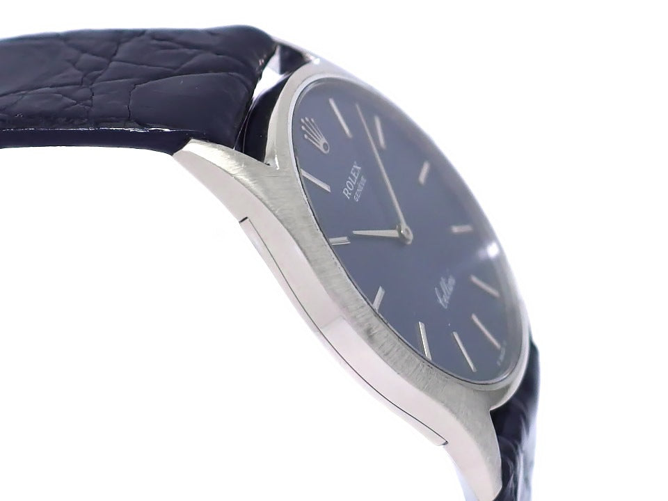 ロレックス チェリーニ Ref.3804 18Kホワイトゴールド Cal.1600 手巻 OH済 純正尾錠 1971年製 Rolex