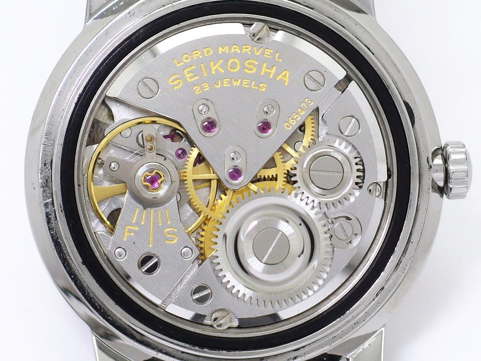 セイコー ロードマーベル 15027E ステンレス製 AD文字盤 23石 手巻 OH済 昭和38年/1963年製 Seiko