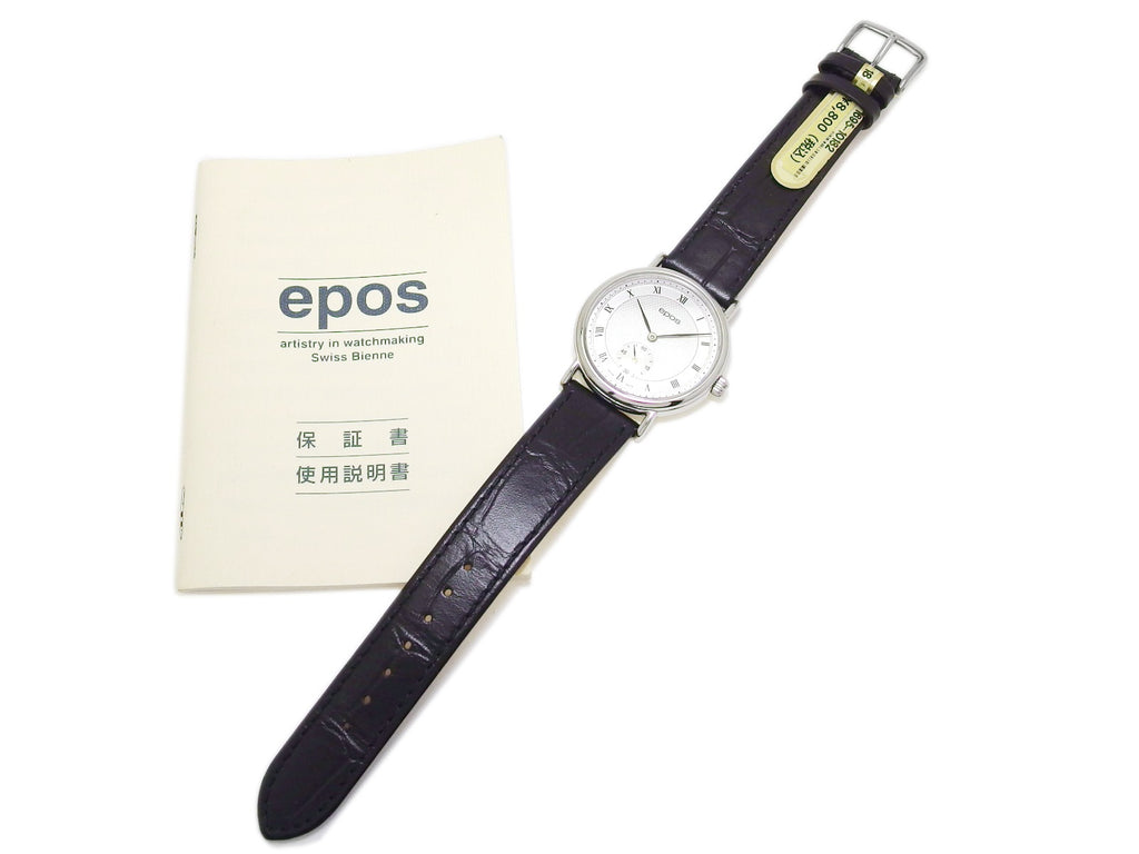 エポス 3342SL 35mm シースルーバック スモールセコンド Cal.7001 手巻 OH済 2008年購入 USED