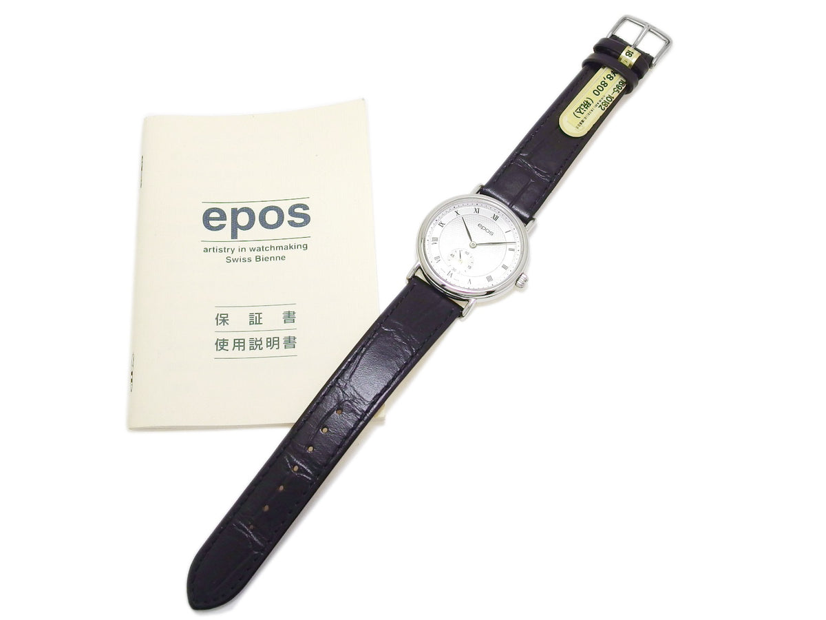 エポス 3342SL 35mm シースルーバック スモールセコンド Cal.7001 手巻 OH済 2008年購入 USED