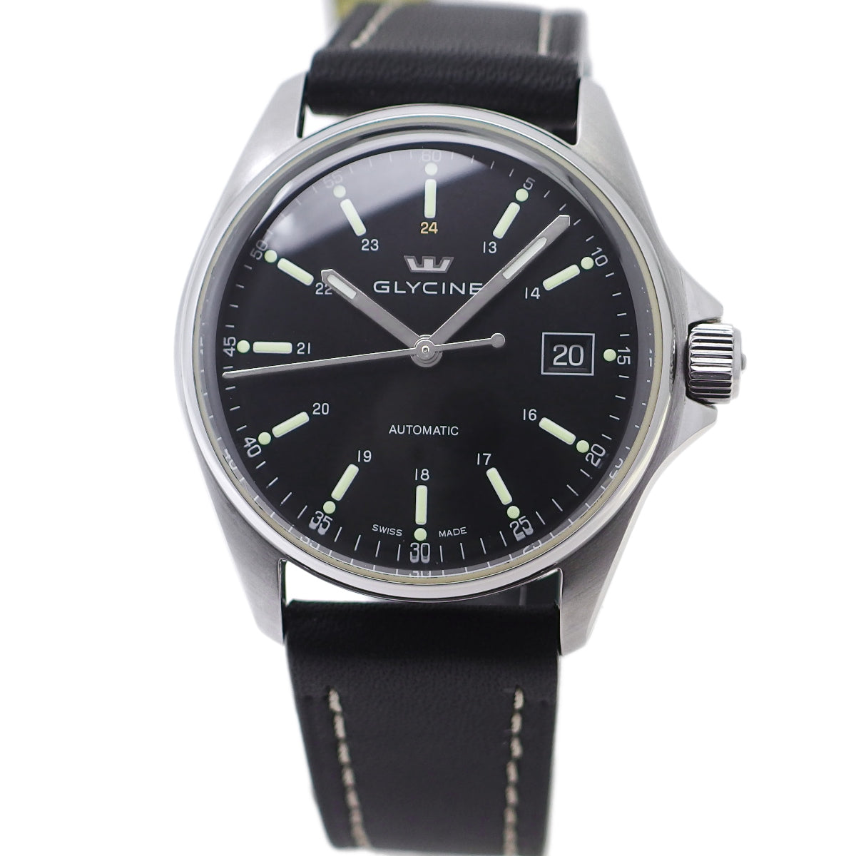 Glycine Combat Classic 37.6mm Ref.3916.4 Cal.GL224 25 Jewels Automatic USED