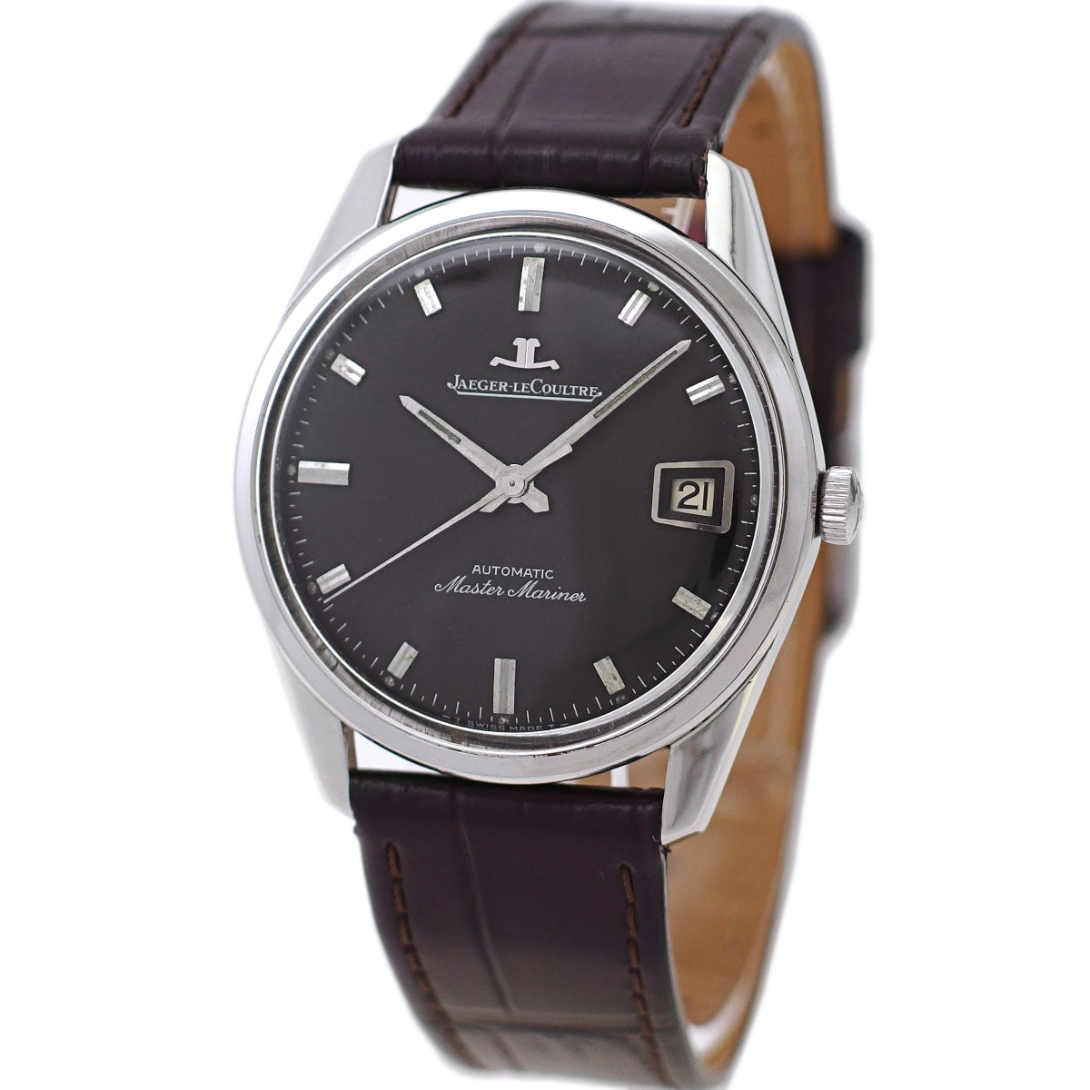 Jaeger-LeCoultre Master Mariner Ref. E557/1, new crystal, Cal. 883, automatic, serviced, 1960s, Jaeger-LeCoultre