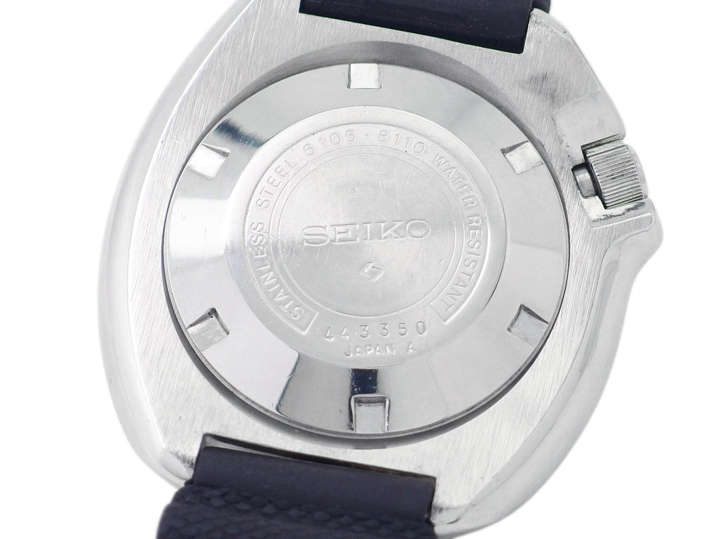 セイコー セカンドダイバー 150m 6105-8110 リューズロック不調 自動巻 OH済 1974年／昭和49年製 Seiko