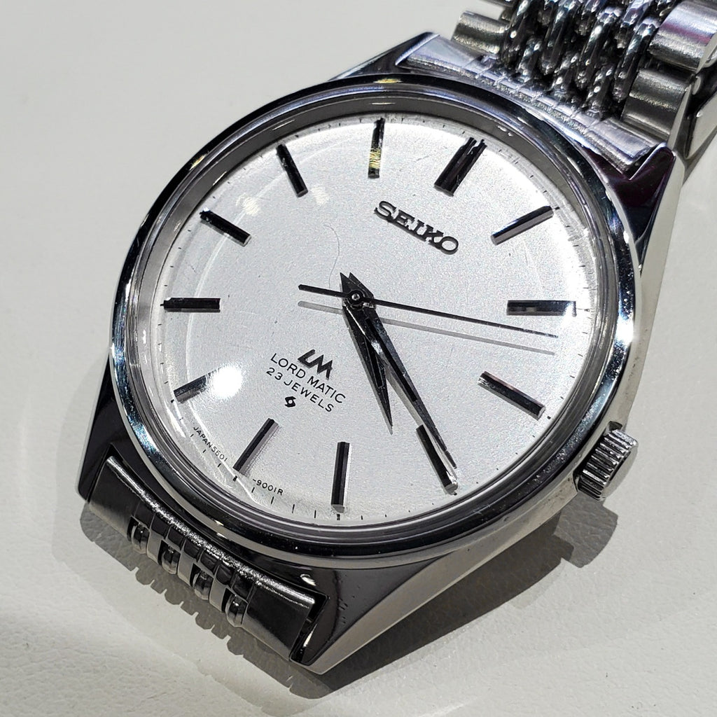 セイコー ロードマチック 5601-9000 ノンデイト 純正ブレスレット 自動巻 OH済 昭和48年/1973年製