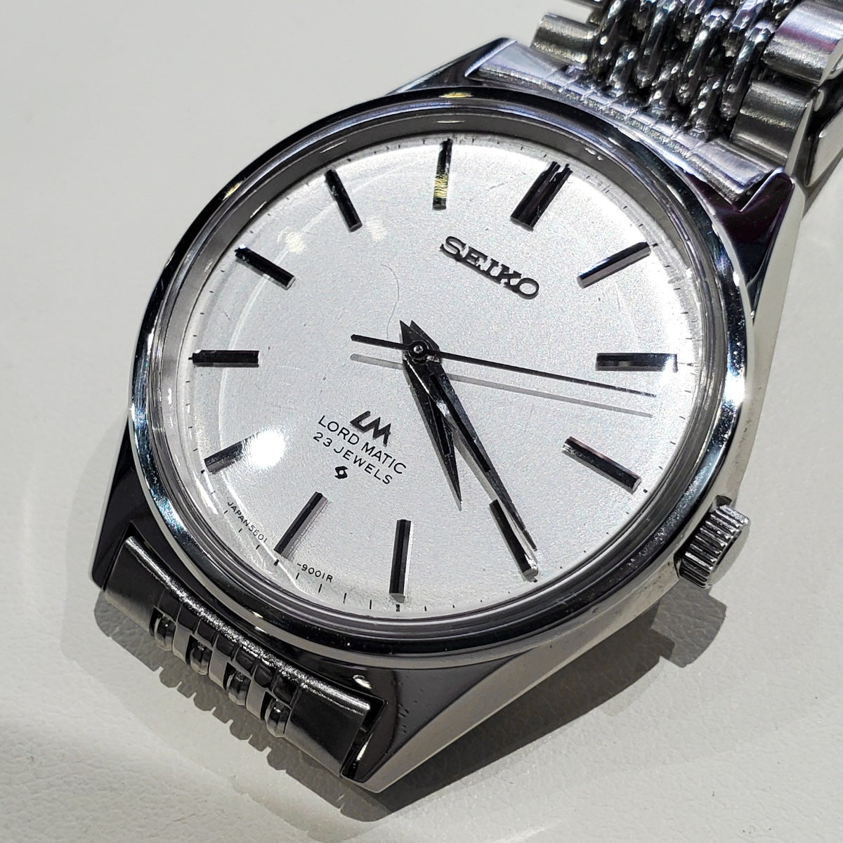 セイコー ロードマチック 5601-9000 ノンデイト 純正ブレスレット 自動巻 OH済 昭和48年/1973年製