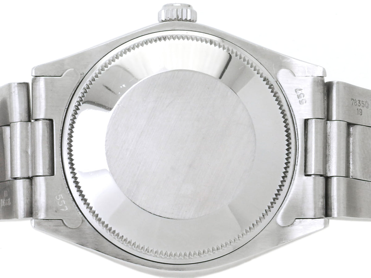 Rolex Air-King Ref.5500 Cal.1520 Automatic, Overhauled, with genuine Rolex hard bracelet, 1969 production. Rolex