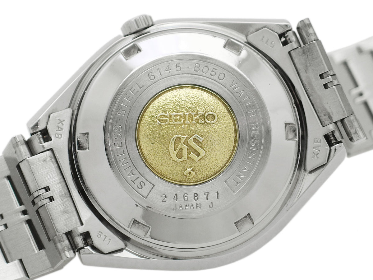 グランドセイコー 6145-8050 ハイビート36000 グレー文字盤 自動巻 OH済 昭和47年/1972年製 Seiko