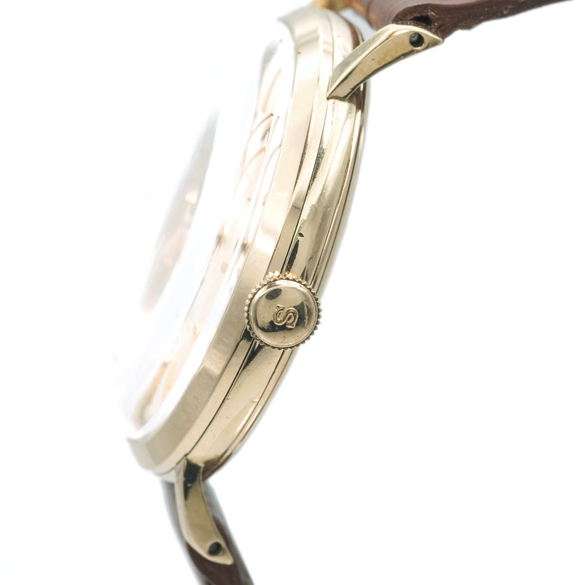 セイコー マーベル 14029 金張りケース Sマーク 赤機械 19石 手巻 OH済 1958年製 Seiko