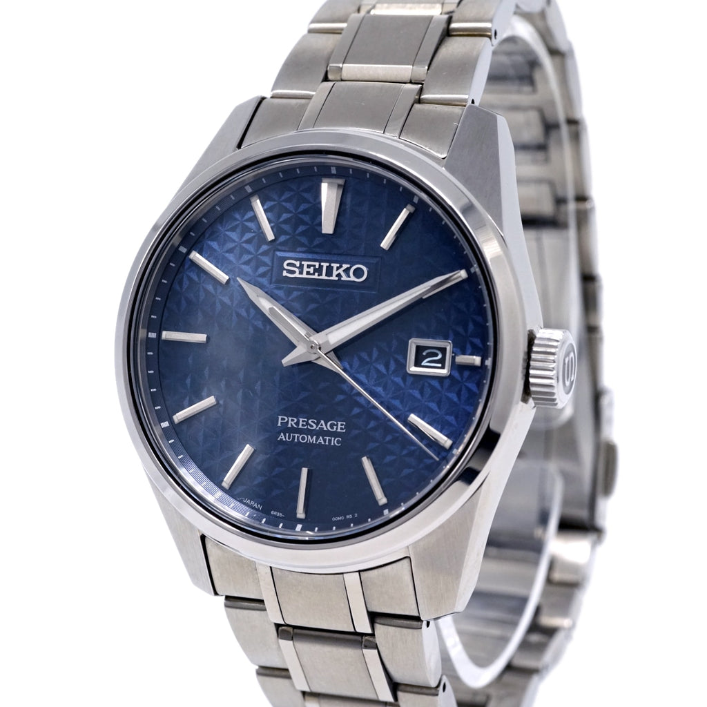 セイコー プレサージュ SARX077 6R35-00V0 文字盤藍鉄（あいてつ）色 自動巻 2021年製 USED Seiko
