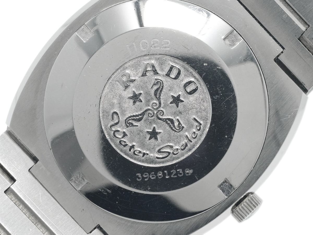 ラドー ESEL 11022 ３面カット風防 純正ブレスレット Cal.2824 25石 自動巻 OH済 1970年代