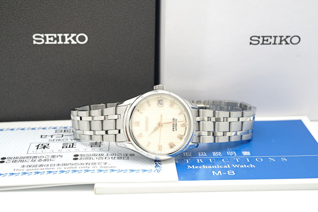 セイコー プレサージュ レディース SRRY045 ジャパニーズガーデン 砂紋 4R35-03Z0 自動巻 2020年製 USED Seiko Presage