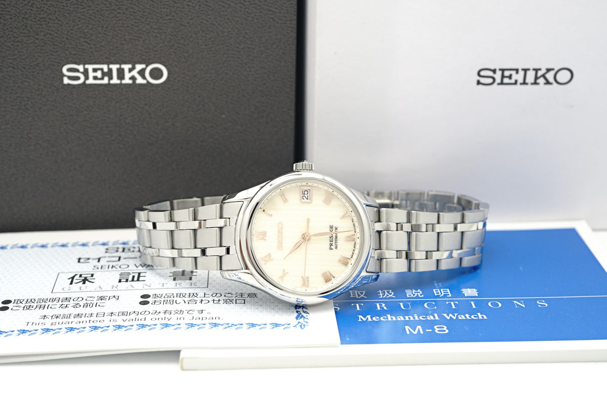 セイコー プレサージュ レディース SRRY045 ジャパニーズガーデン 砂紋 4R35-03Z0 自動巻 2020年製 USED Seiko Presage