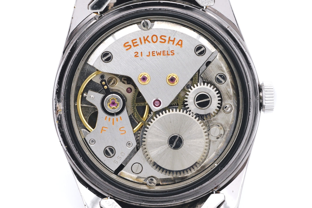 セイコー クラウン 57-8010 ステンレスメッキ Cal.560 21石 手巻 OH済 昭和40年/1965年製 Seiko