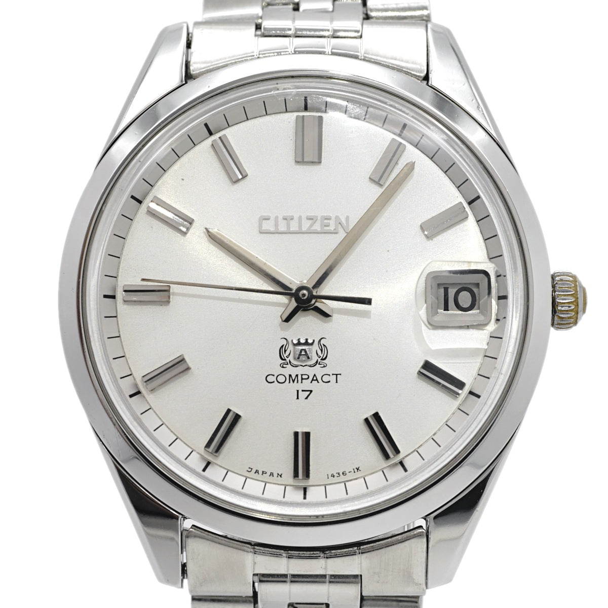 シチズン オートデーター コンパクト AUDS2807-K Cal.5401 17石 自動巻 OH済 昭和42年/1967年製 Citizen