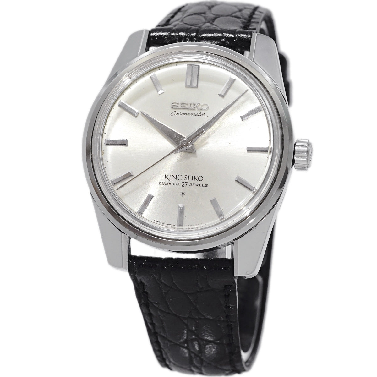 [Rare] King Seiko Chronometer 49999 Early Model, New Bezel, Lion Medallion, Manual Wind, OH, Manufactured in 1964
