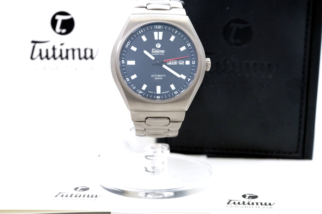 Tutima M2 Coastline 6150-02 Titanium Cal.T330 ETA 2836-2 Automatic Winding Purchased in 2021 USED