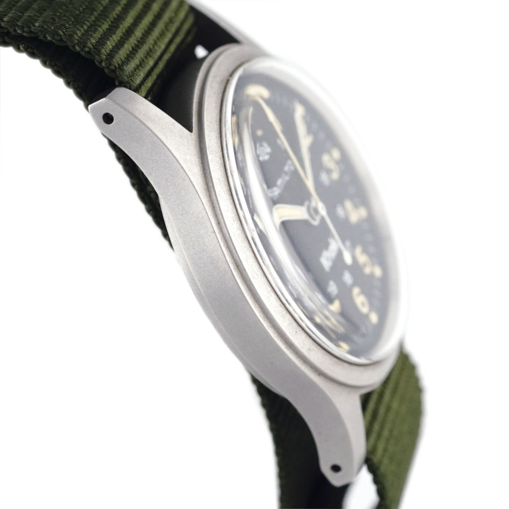 Hamilton Khaki 9415A 33mm Black Dial Cal.2801-2 17 Jewels Manual Winding 1990s USED Hamilton