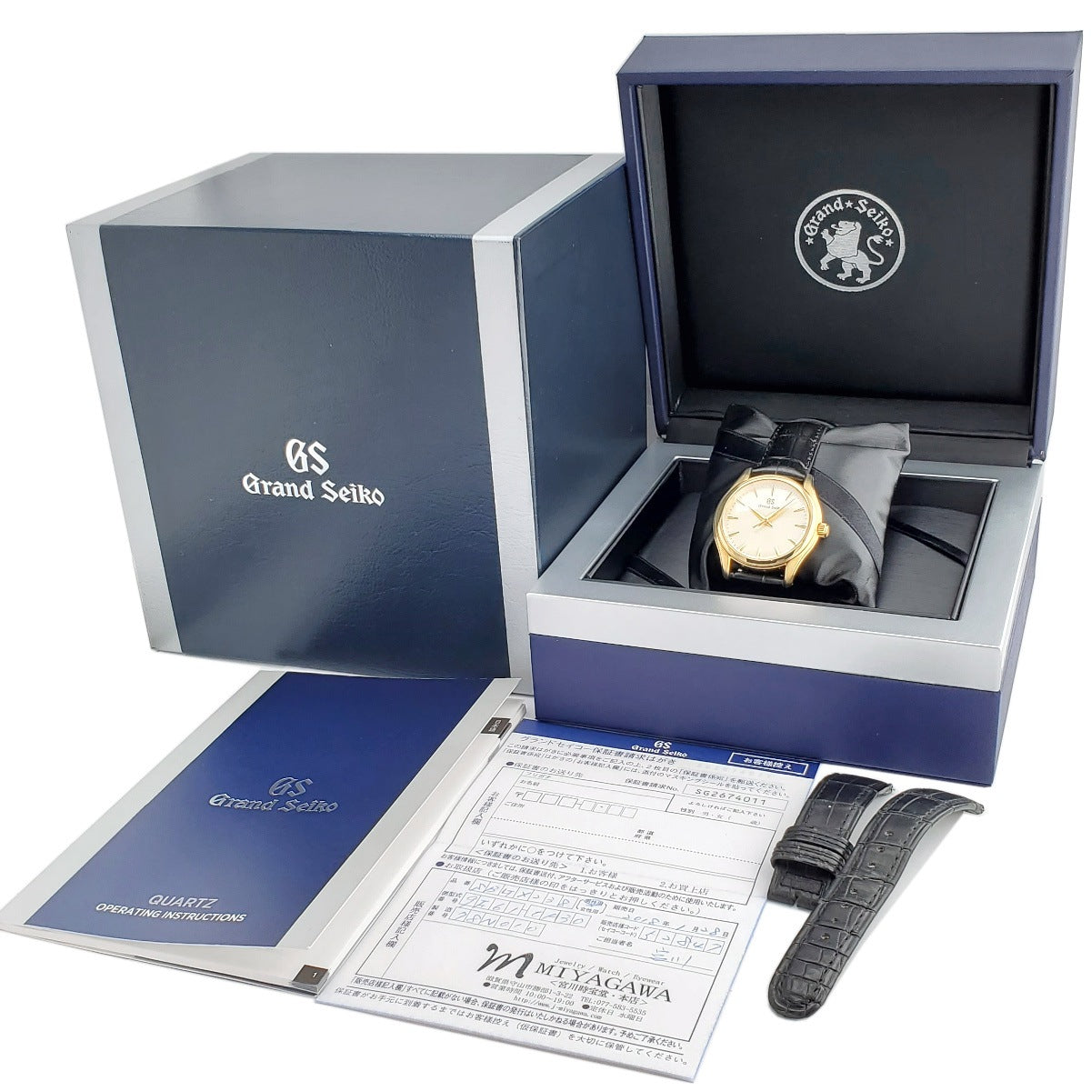 グランドセイコー 18金無垢 SBGX238 9F61-0A30 純正尾錠 クオーツ 2017年製 USED GrandSeiko