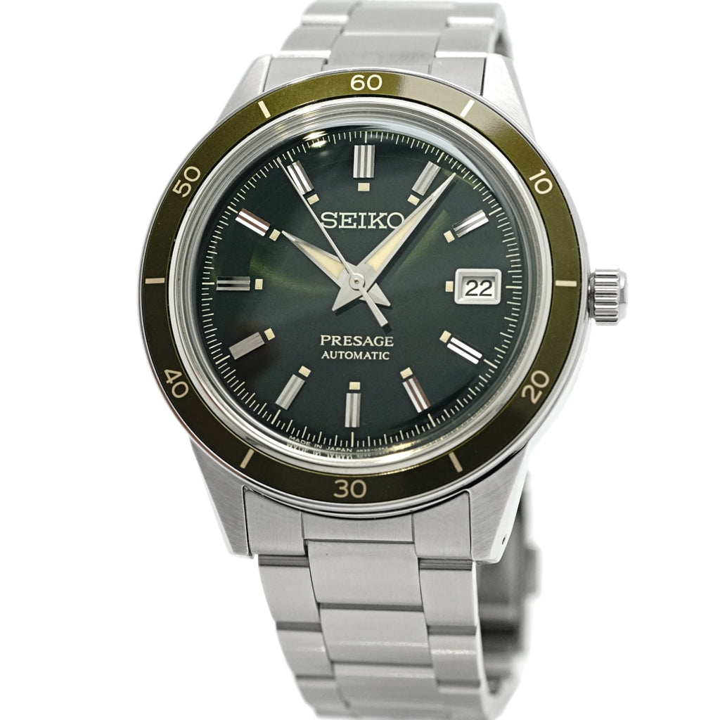 セイコー プレサージュ Style60’s グリーン文字盤 SARY195 4R35-05A0 自動巻 USED Seiko