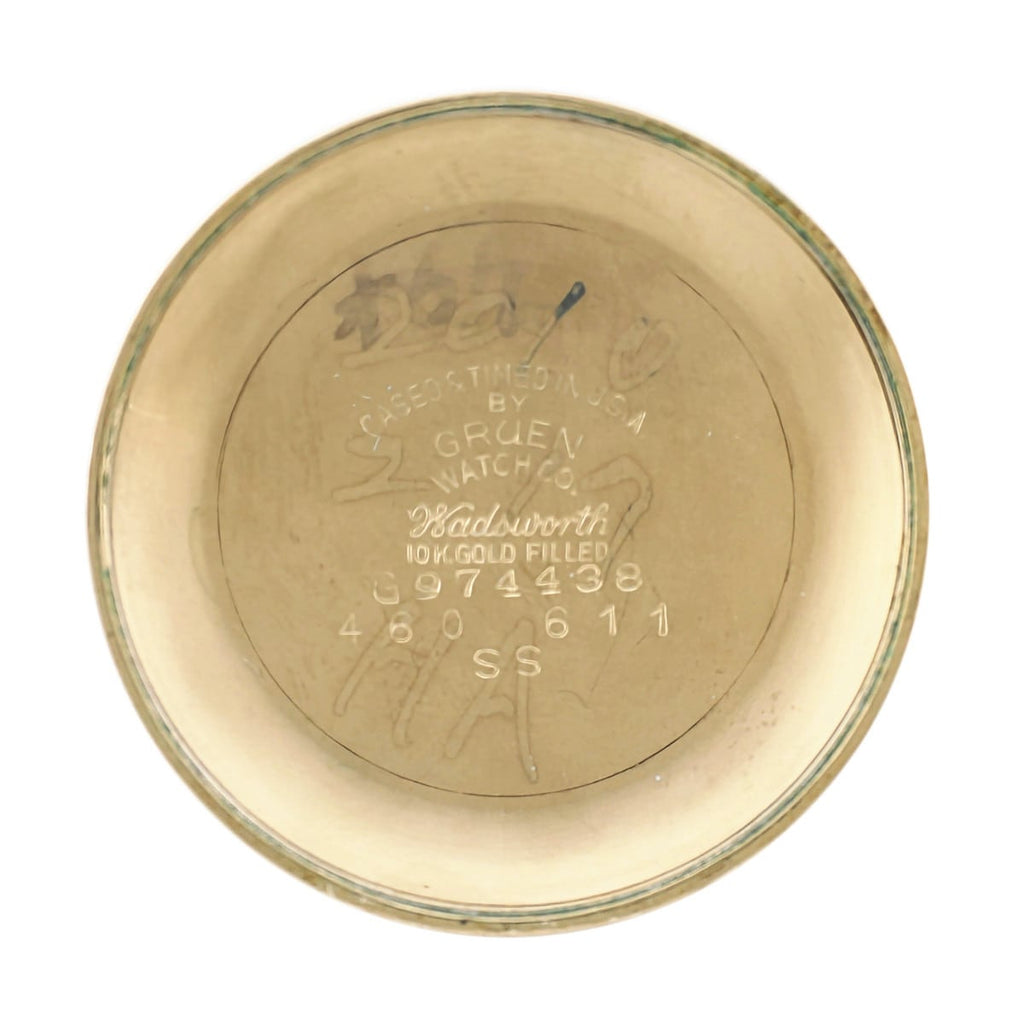 グリュエン プレシジョン オートワインド 金張り ハーフローター式自動巻 Cal.460SS OH済 1948年製