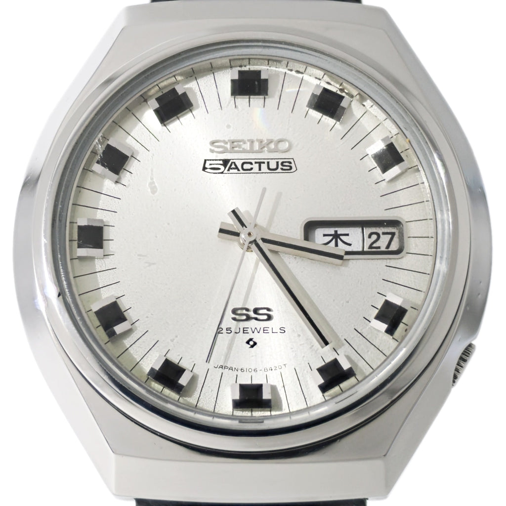セイコー 5アクタス 6106-8680 Cal.6106C 自動巻 OH済 昭和50年/1975年製