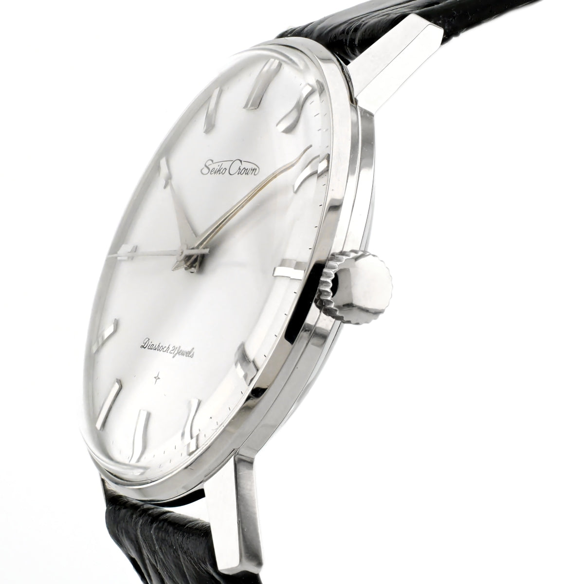 セイコー クラウン J15011 SS Cal.560 21石 手巻 OH済 昭和38年/1963年製 Seiko Crown