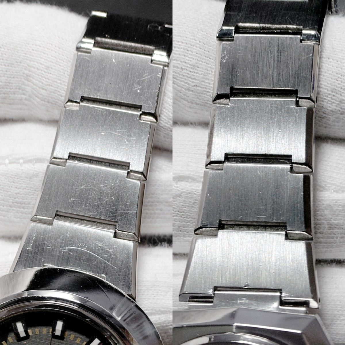 セイコー アドバン 6106-7560 上下非対称ケース 純正ブレス 自動巻 OH