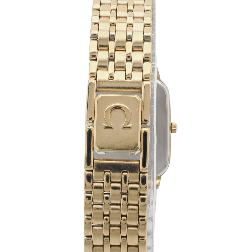 オメガ デヴィル レディース 金メッキ アンティーク 1375 クオーツ 1980年代 Omega