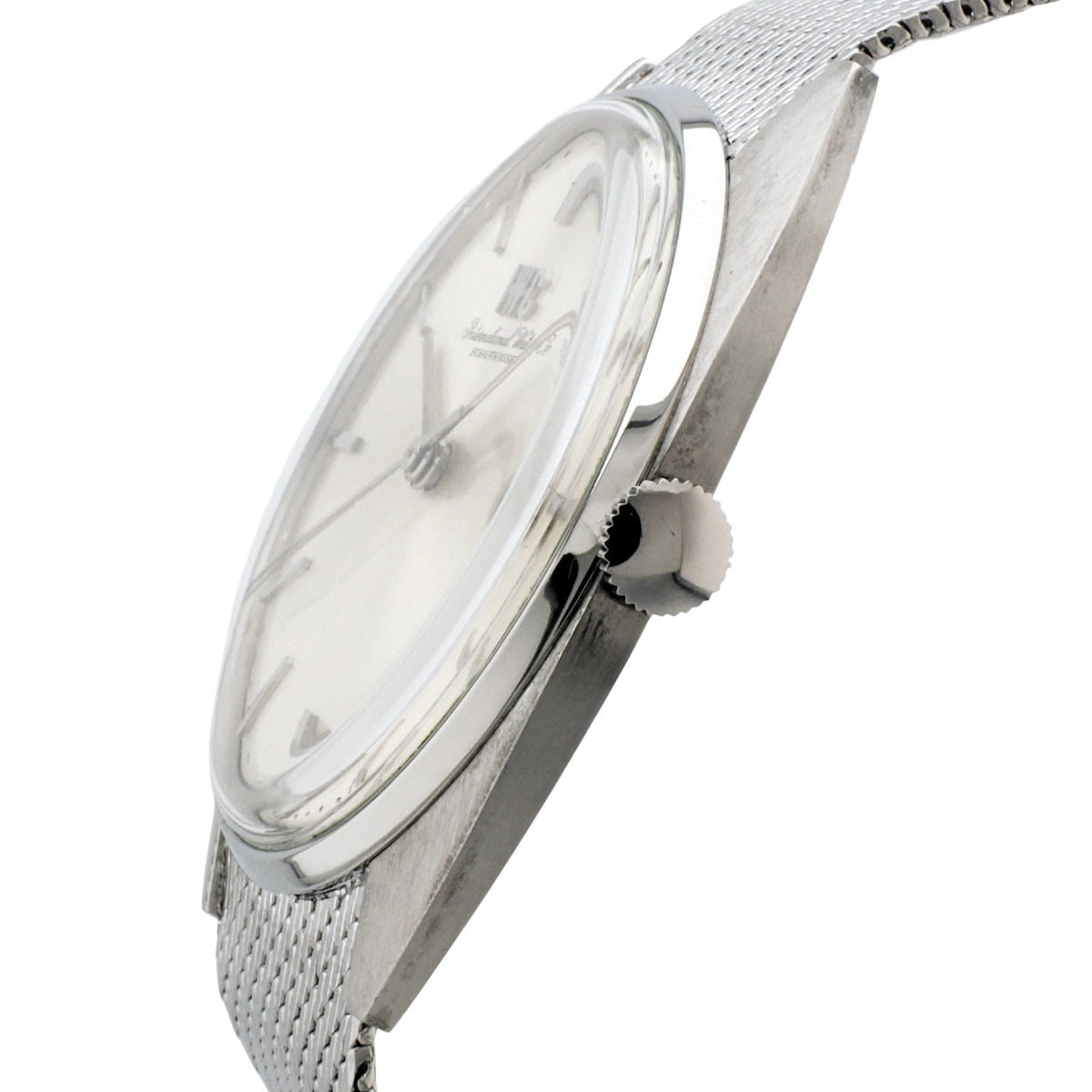IWC Ref.2407 トノー型 純正メッシュブレスレット Cal.403 手巻き OH済 1973年製