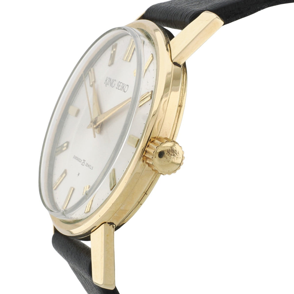 キングセイコー J14102E 1st AD文字盤 14金張り 25石 手巻 OH済 昭和36年/1961年製 King Seiko