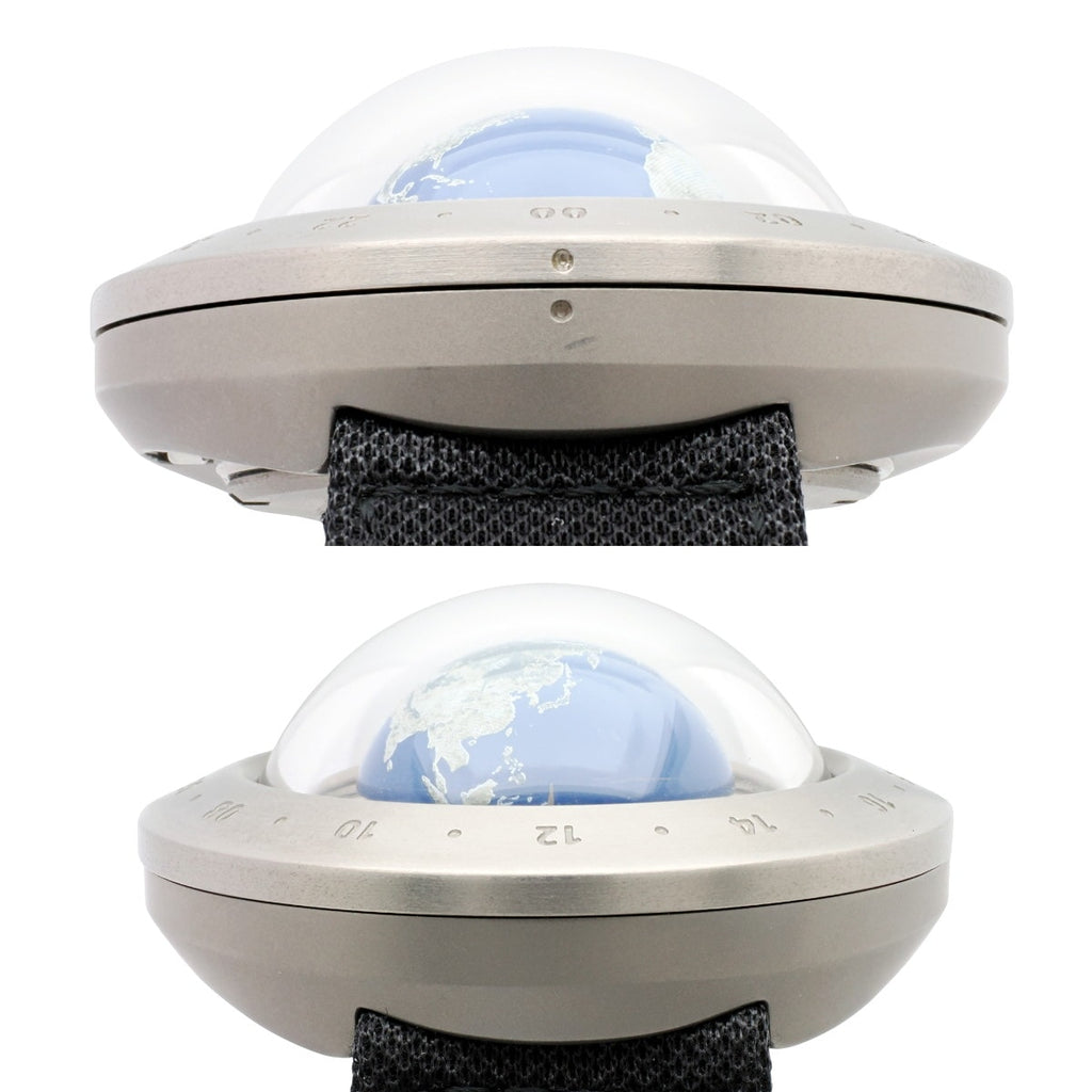 セイコー Think The Earth WN-1 アースウォッチ 付属品付き 北半球 地球儀 チタン クオーツ 2001年発売 USED Seiko
