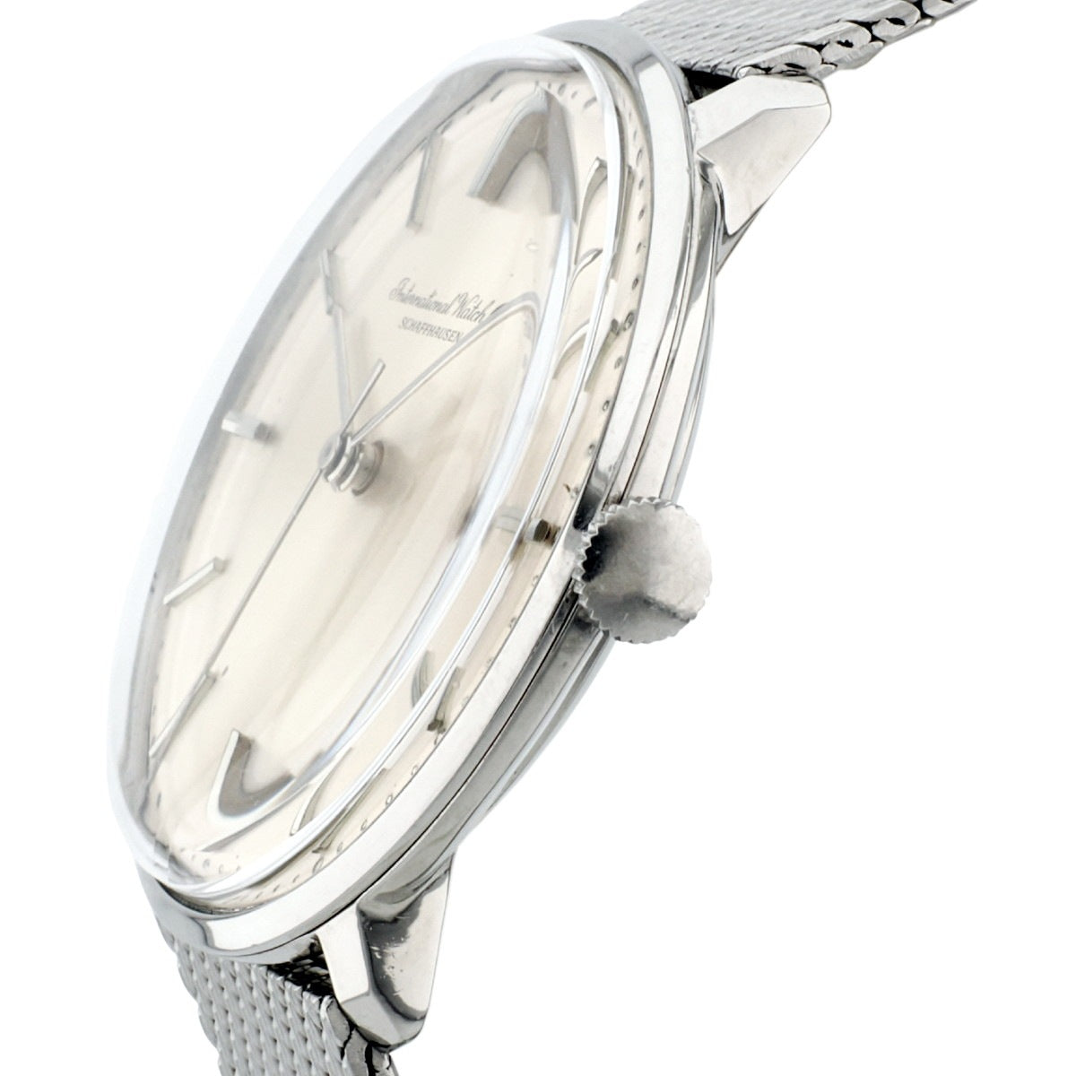 IWC Ref.1410 純正メッシュブレスレット Cal.402 手巻き OH済 1967年製