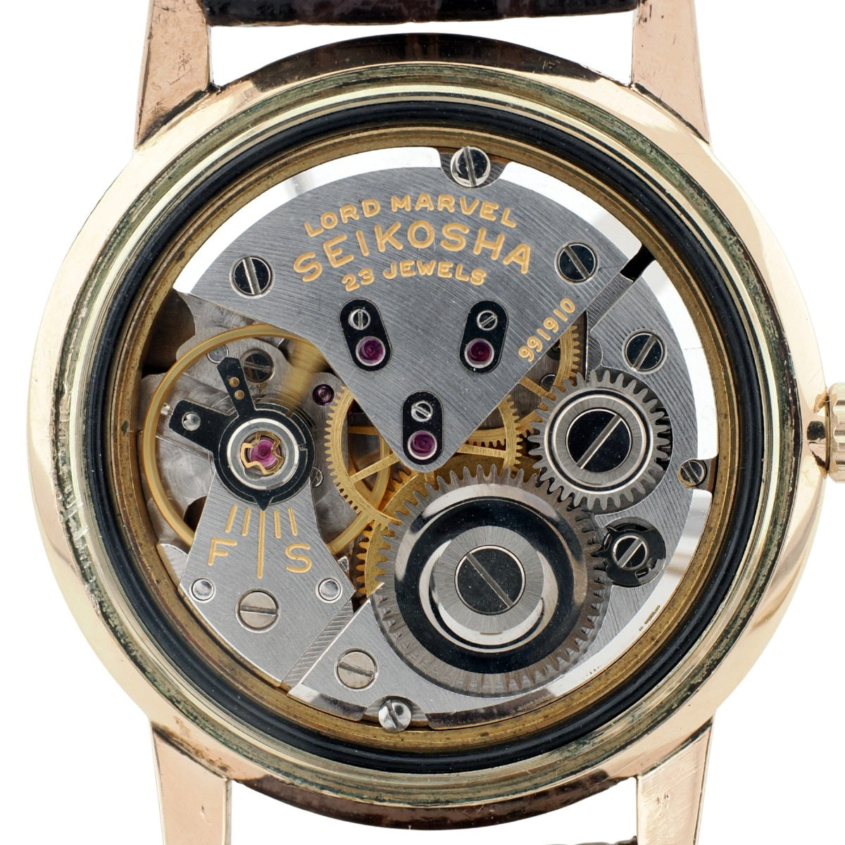 セイコー ロードマーベル 15023E 14金張り SD文字盤 23石 手巻 OH済 昭和37年/1962年製 Seiko