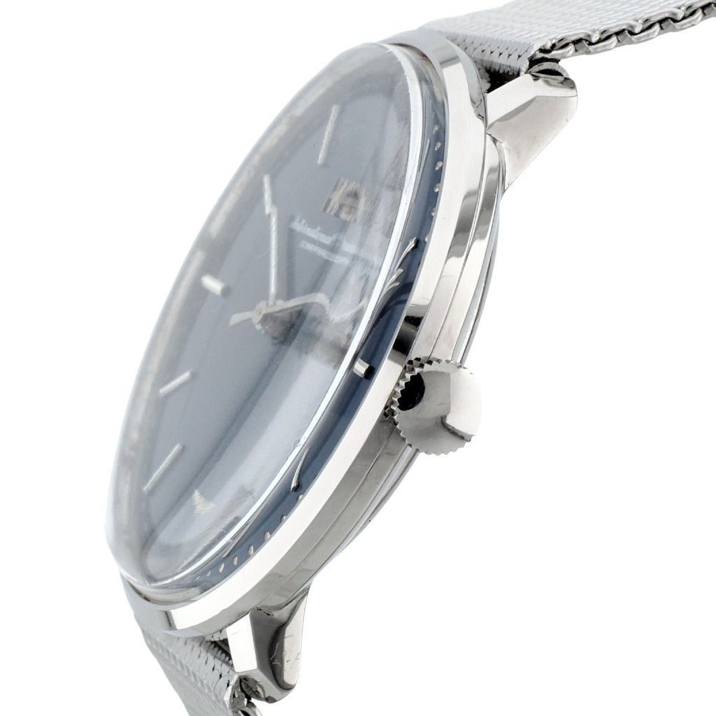 IWC Ref.2401 ブルー文字盤 純正メッシュブレスレット Cal.403 手巻き OH済 1977年製