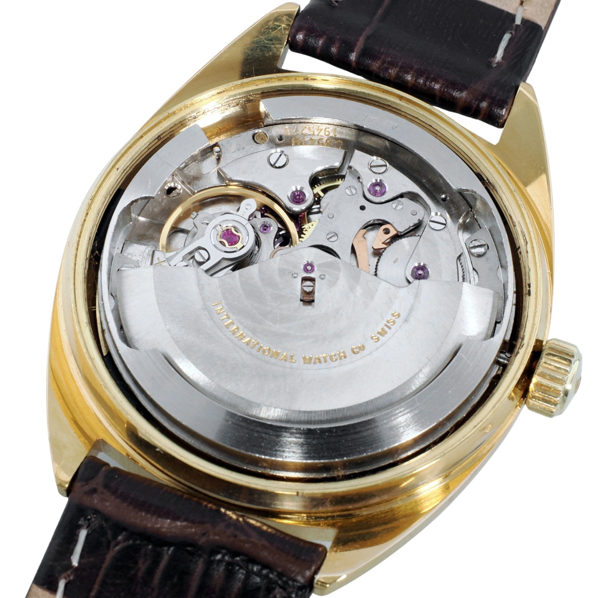 【スイス本国IWC真正品証明書付】IWC ヨットクラブ 14KYG/SS Ref.1911(R911A) Cal.8541B 1969年製 OH済