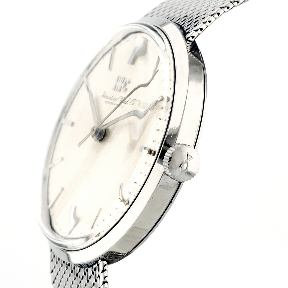 IWC Ref.2400 純正メッシュブレスレット Cal.403 手巻き OH済 1973年製