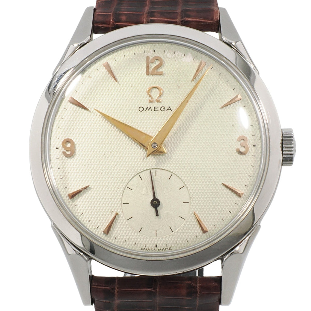 オメガ 30mmキャリバー Ref.2605-9 ハニカムパティナダイヤル Cal.266 手巻 OH済 1952年製