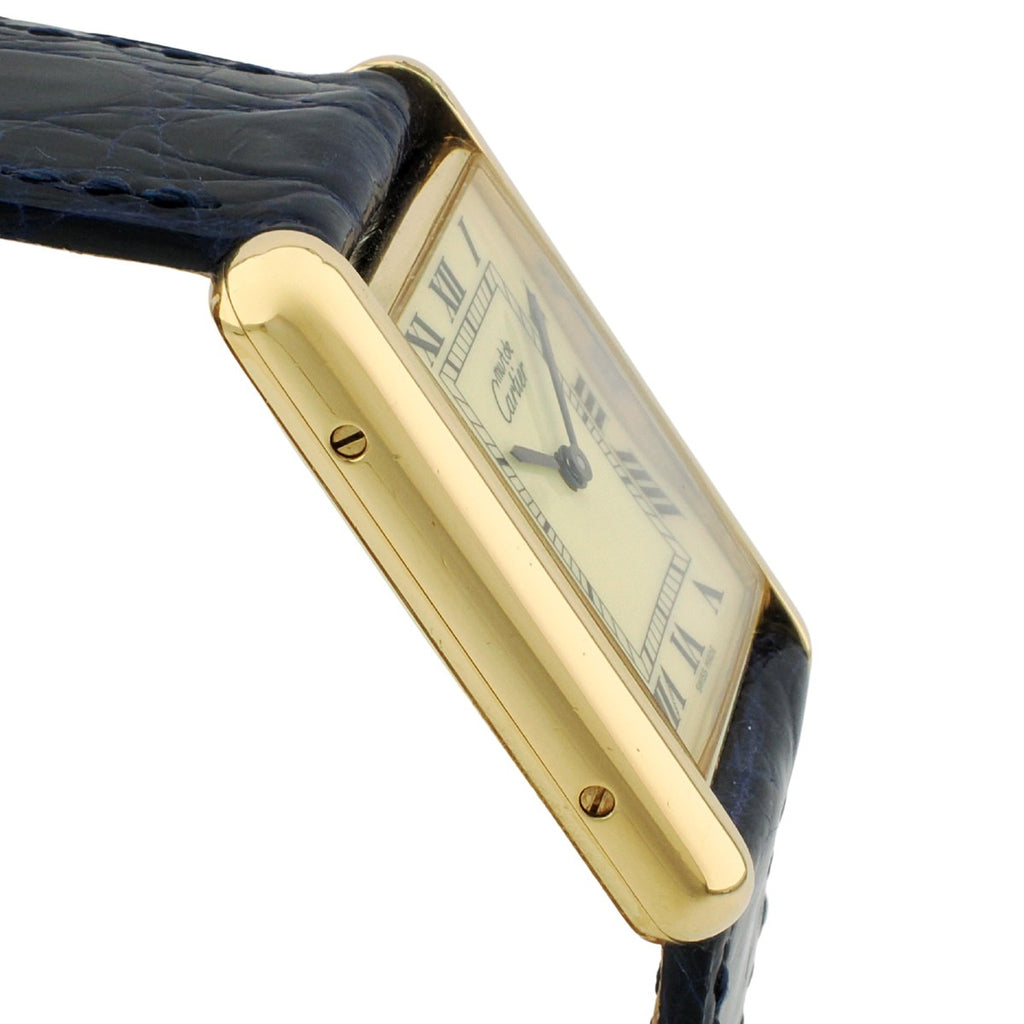 [April 2026 Official Complete Service Completed] Cartier Must Tank LM Ref. 681006 Quartz, Dial, Hands, and Glass Replaced