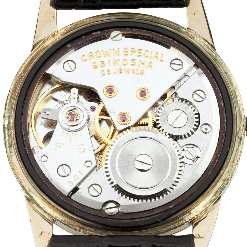 Seiko Crown Special Gold-Filled J14100 SD Dial Cal.341 Manual-Wind, Serviced, Made in 1961 (Showa 36)