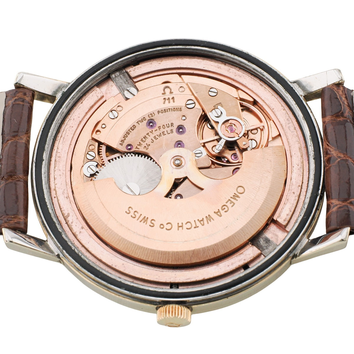 OMEGA De Ville Ref.165.008 Gold-filled case, with box and international warranty, Cal.711 automatic movement, serviced, 1968 model