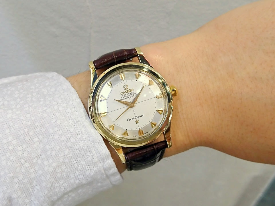オメガ コンステレーション 2852-13 SC Cal.505 12角 CAPGOLD 自動巻 OH済 1959年製