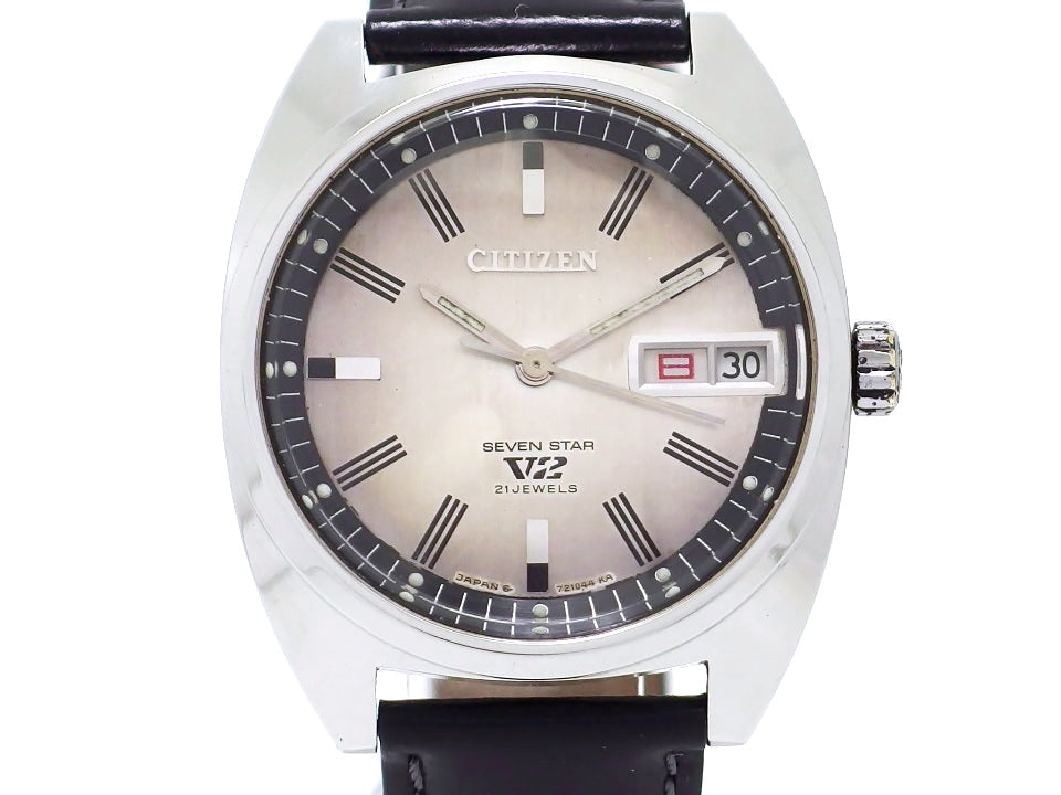 シチズン セブンスターV2 4-720644Y Cal.7270 自動巻 OH済 昭和45年/1970年製