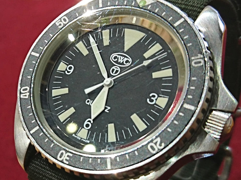 CWC ロイヤルネイビー ダイバー 0555/6645-99 クオーツ USED