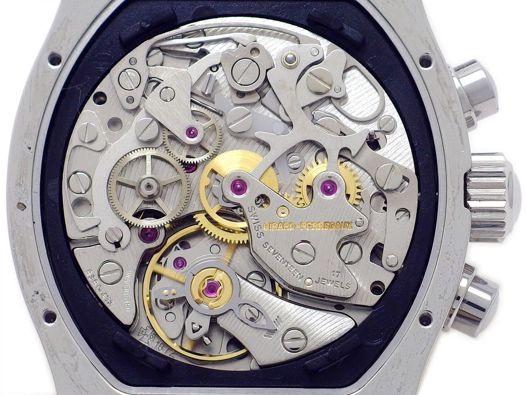 ジラールペルゴ リシュビル クロノグラフ YG/SS Ref.2710 手巻 OH済 USED