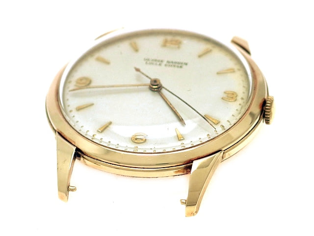 ユリスナルダン 3針 ラウンド 14K 手巻 OH済 1950年代 Ulysse Nardin