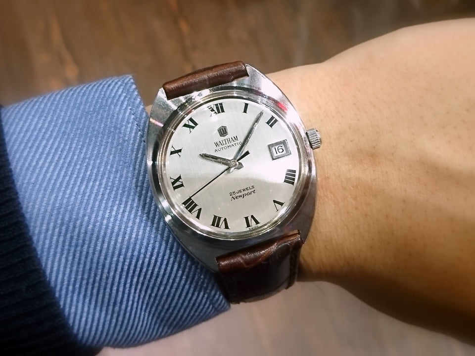 ウォルサム ニューポート 2824 Cal.HT824 自動巻 OH済 1960年代 　Waltham