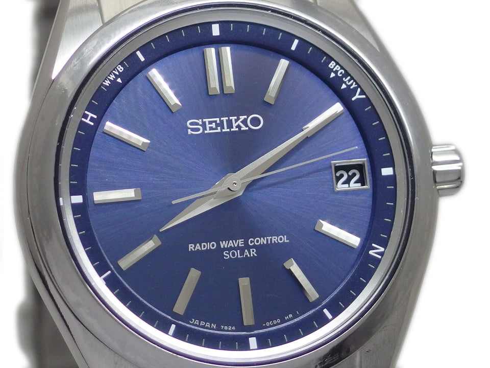 セイコー ブライツ SAGZ081 チタンモデル 電波ソーラー 現行モデル USED Seiko